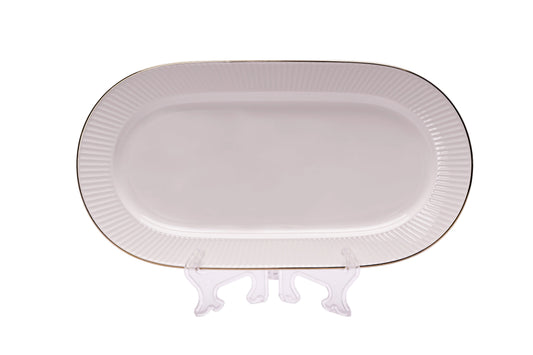 Dallah Addar Fluted Rim Oval Platter