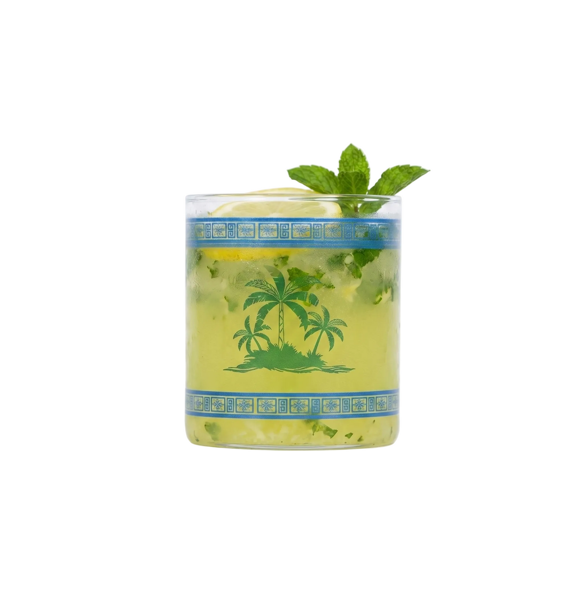 HM Signature Palm Island Glass Tumbler