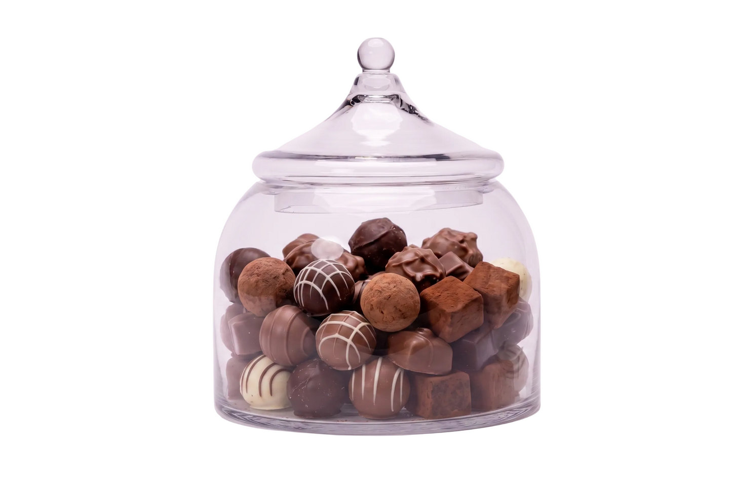 HM Signature Glass Chocolate Jar
