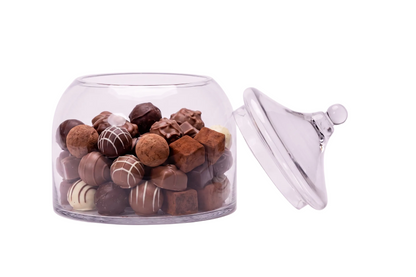 HM Signature Glass Chocolate Jar