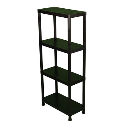 Plastic Forte 4-Tier Storage Shelf Unit