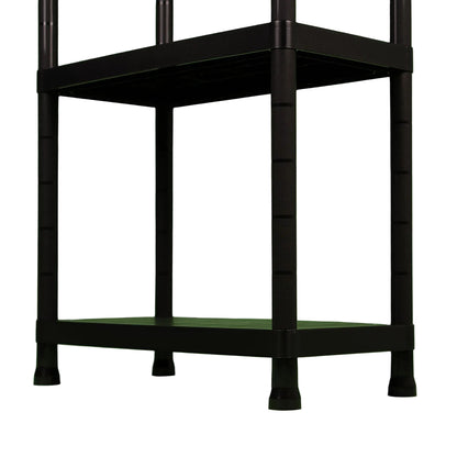 Plastic Forte 4-Tier Storage Shelf Unit