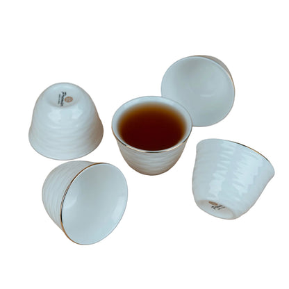 Dallah Addar Wave Rim Kawa Cup Set
