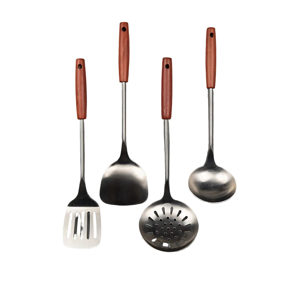 HM Signature Wooden Handle Slotted Turner