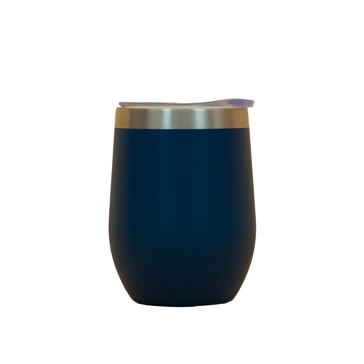 Navy insulated bottle short view